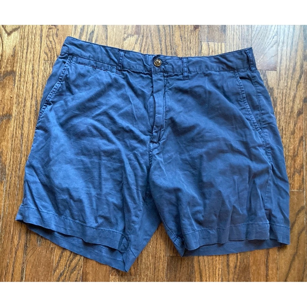 Faherty Shorts Mens Size 33 Blue Stretch Chino Casual Summer